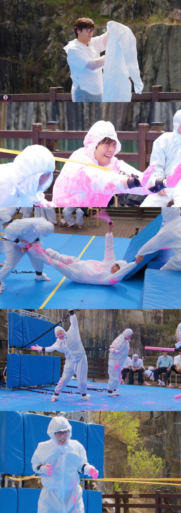 [SBS Running Man] 'Tak -Tak' Choi Daniel X Jiye Eun, Body Gag!